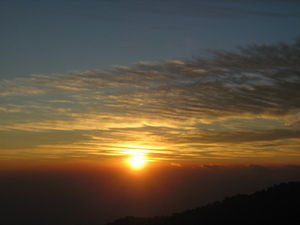 Sunrise from Tiger Hill