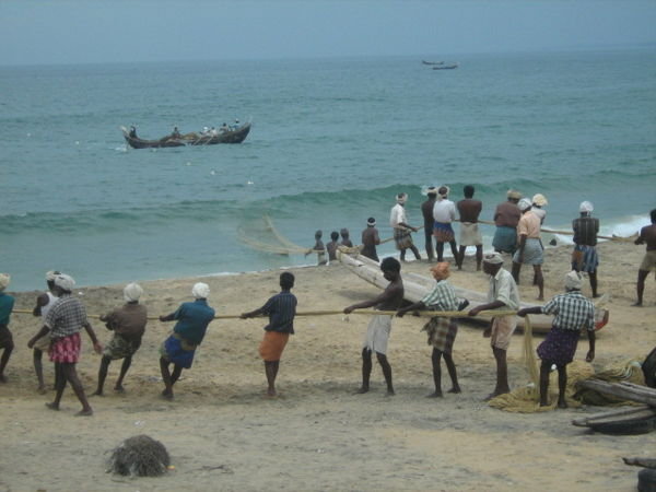 Keralan Fisherfolk at work