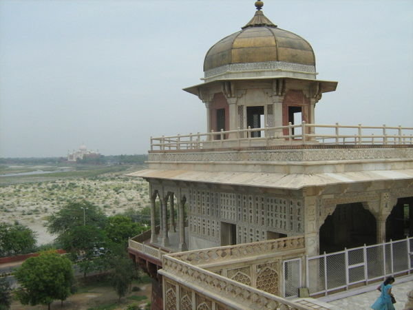 View of the Taj from the Fort