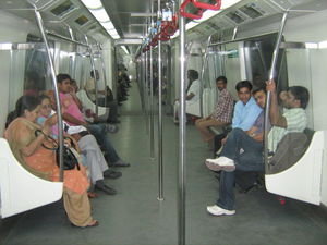 Need a clean quiet place in India? Try the  Metro