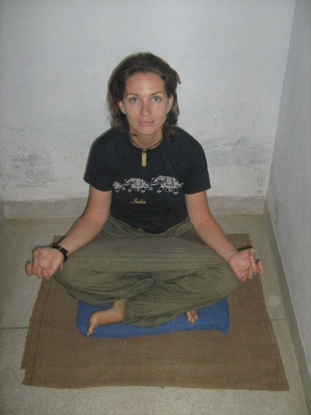 Me in my meditation cell