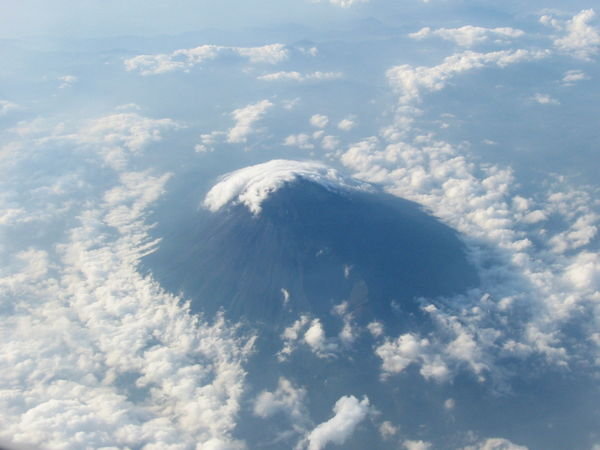 Fuji Yama from the air...