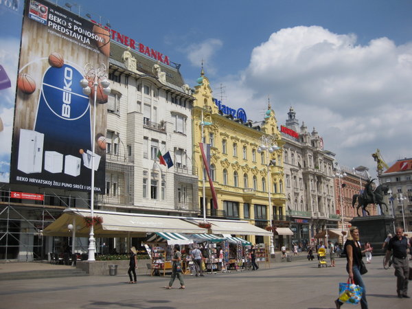 Square in Zagreb
