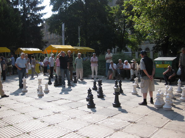 Giant Chess game