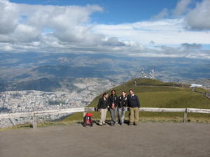 Us on Pichincha mountain