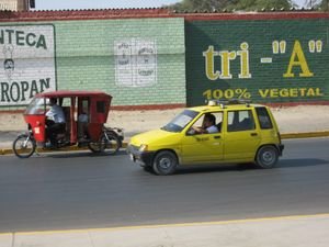 Taxi and mototaxi in Piura