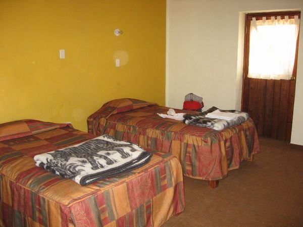 The hostel in Chivay (first night)