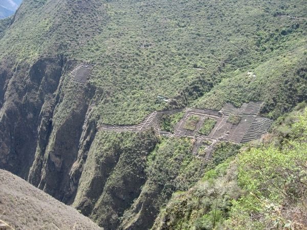 Inca terraces at Choquequirau