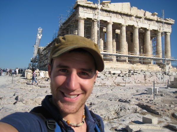 Ross at the Parthenon