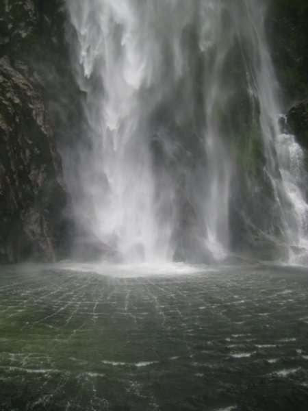 Waterfall at Milford Sounds