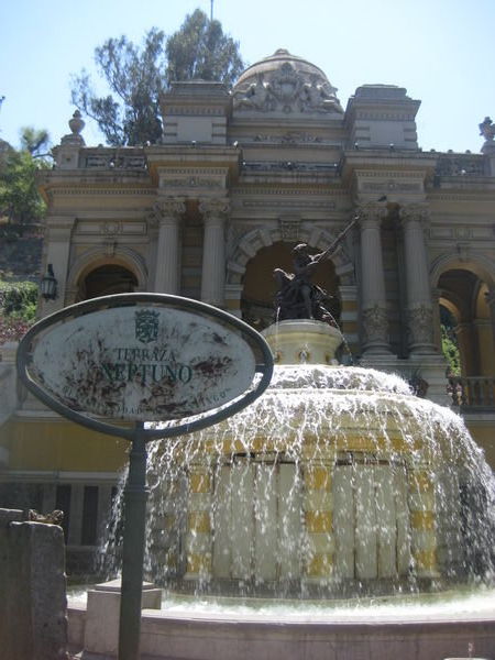 Fountain in Santiago