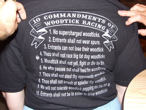 Woodtick Racing Rules