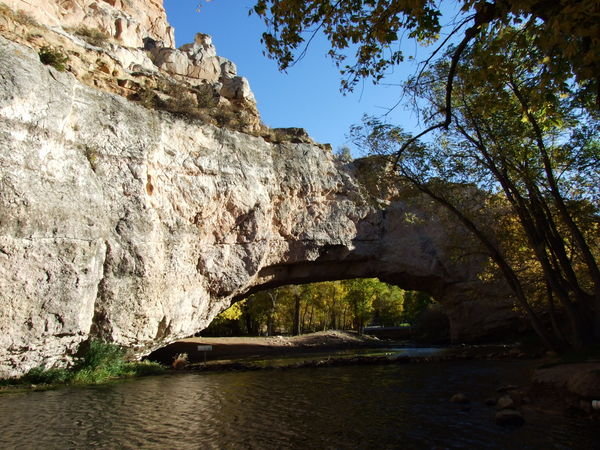Natural Bridge from Campside