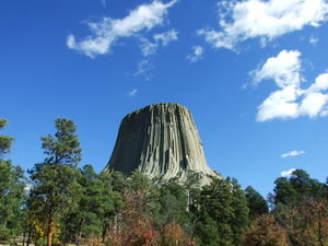 Last view of Devil's Tower
