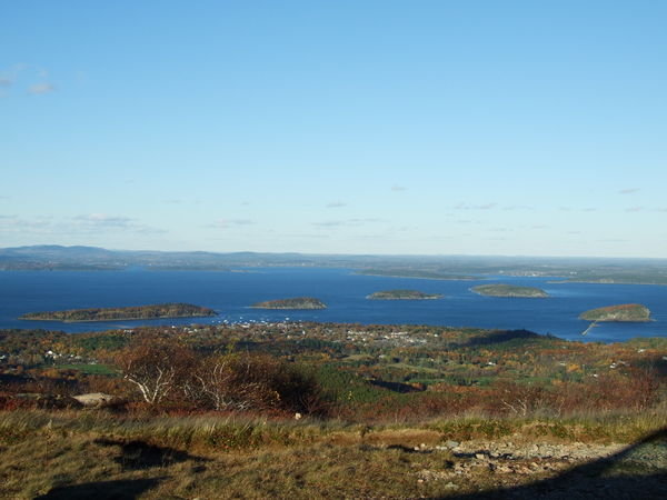 Frenchman Bay from the summit of Cadillac Mountain