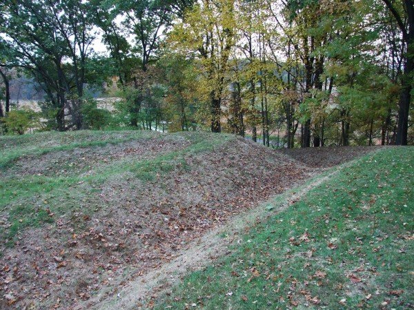 One of Valley Forge's Redoubts