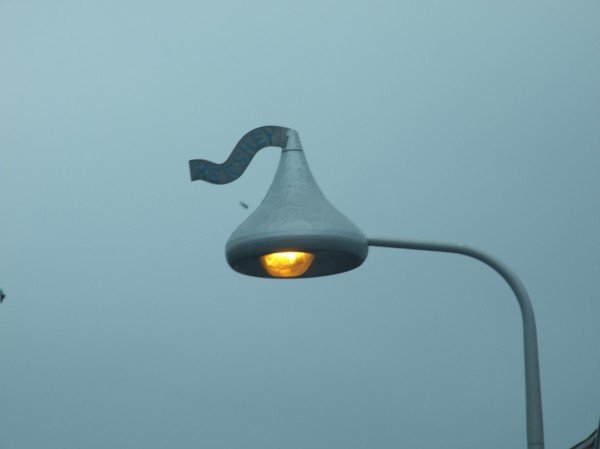 Lightposts in Hershey, PA