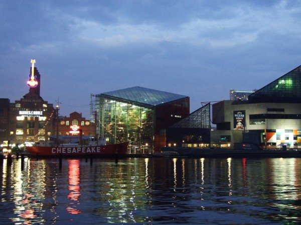 Baltimore Harbor by Night II
