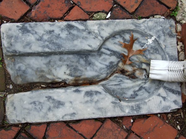 How long does it take for drain water to erode marble, anyway?