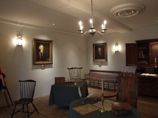 The room where Delaware's Congress met, until the capitol moved to Dover.