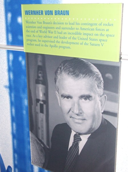 That's not my department says Wernher von Braun