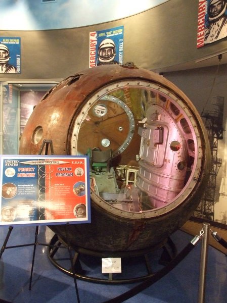 This Vostok module shot Communist dogs into space.