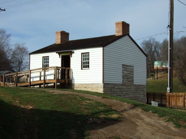 The was the house of the family that inspired the character of Huck Finn.
