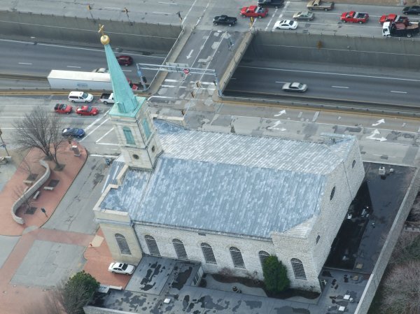 The Basilica of St. Louis, from the Arch.