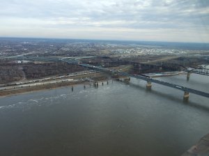 The Mississippi from the Arch.