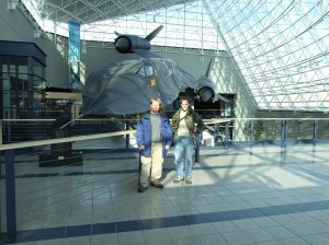 Onaxthiel and Obfuscator in front of an SR-71