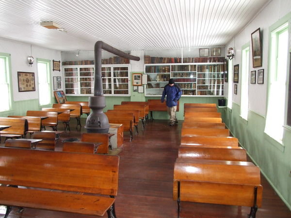 Interior of the school house