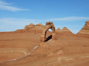 Delicate Arch from the other side. 