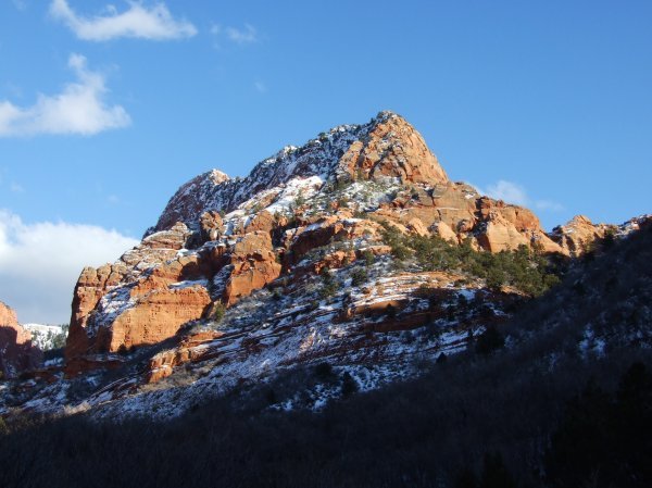 One of the first good vistas in Kolob Canyon.