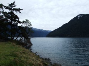 Crescent Lake, Olympic National Park.