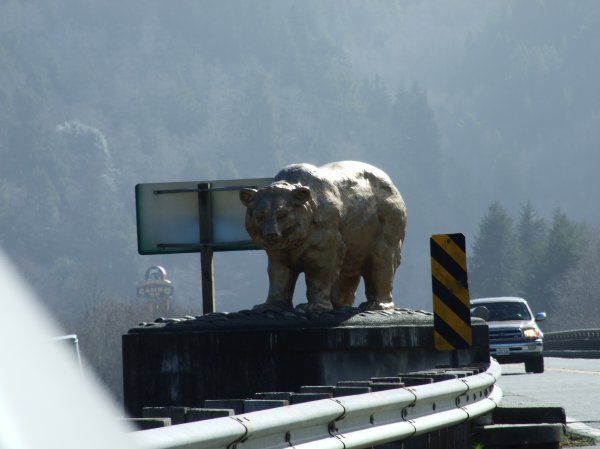 They use Golden Bears to guard their bridges in California.