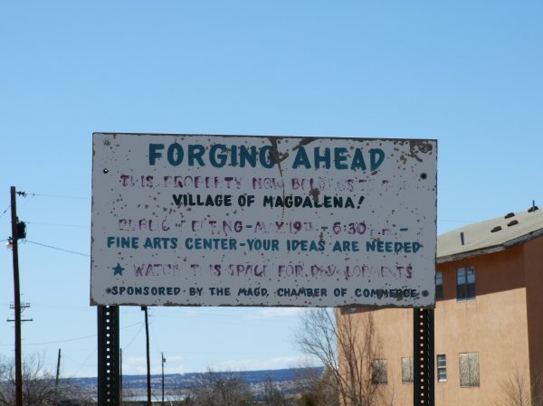 Definitely a town "forging ahead."