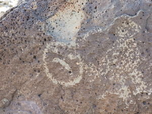 The frowny petroglyph.