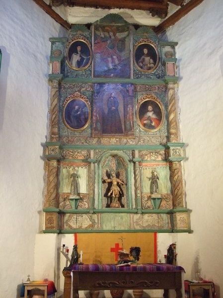 San Miguel Chapel Retablo