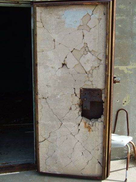 An old safe door.