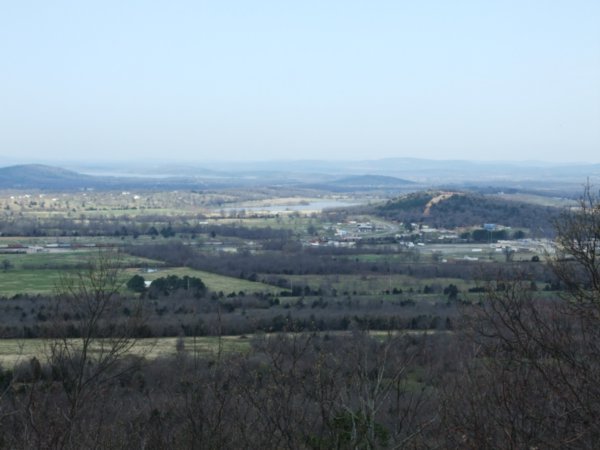 View of the valley below.