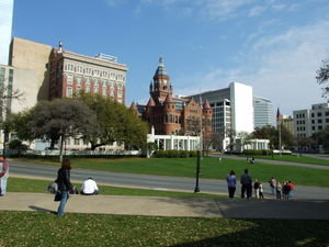 One of the better views of the grassy knoll.