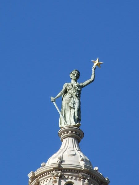 The goddess of Liberty