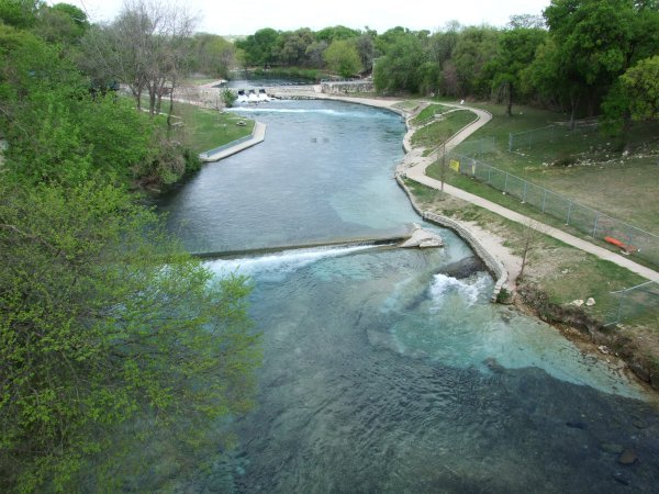 People tube in the river at New Braunfels.