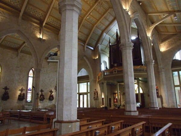 Interior of San Fernando Cathedral.