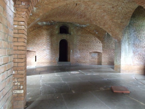 Fort Gibson had extensive Bastions and Cisterns.
