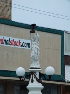 The Boll Weevel Monument in Enterprise, AL.