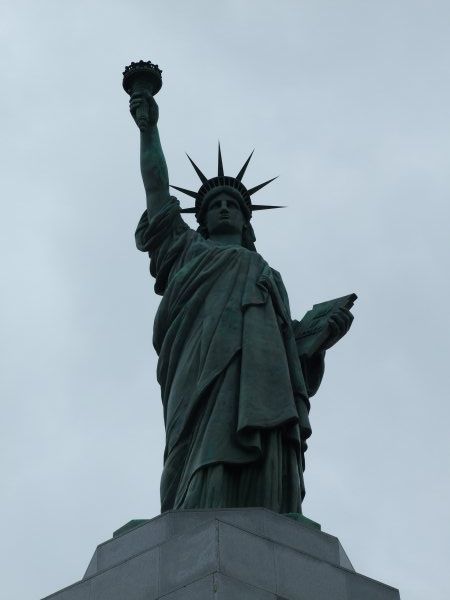 1/5 scale replica of the Statue of Liberty