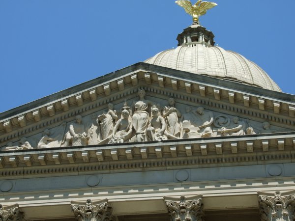 Frieze on the capitol.
