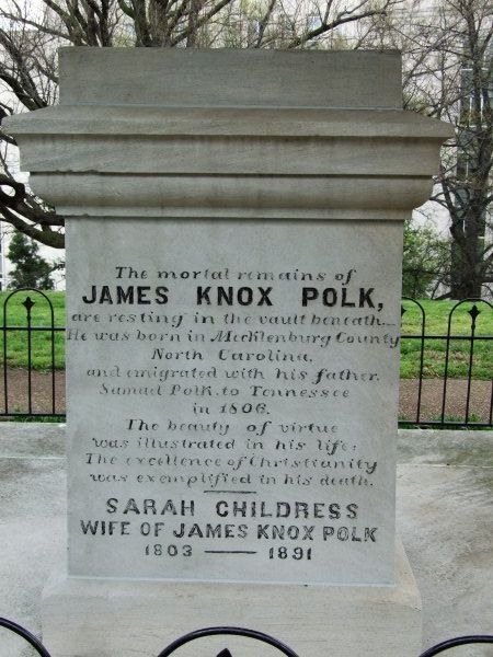 The Grave of James K. Polk.