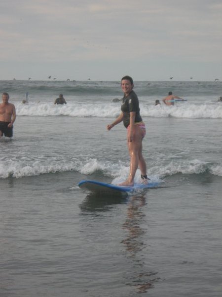 Dennie can surf!